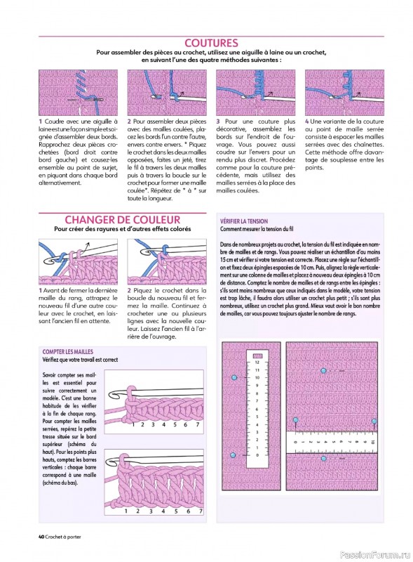 Вязаные проекты крючком в журнале «Crochet a porter - Fevrier/Avril 2026»