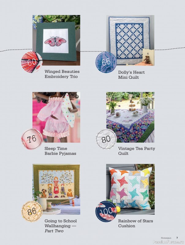 Коллекция проектов для рукодельниц в журнале &laquo;Australian Homespun №230 2026&raquo;