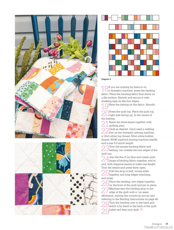 Коллекция проектов для рукодельниц в журнале «Australian Homespun - October-November 2025»