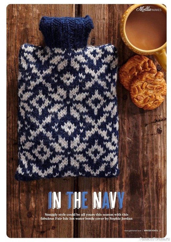 Коллекция проектов для рукодельниц в журнале «Mollie Makes Christmas Crafting – Winter Knits 2025»
