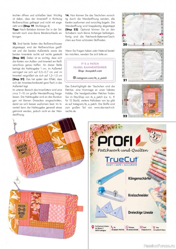 Коллекция проектов для рукодельниц в журнале &laquo;Patchwork das Magazin №5 2026&raquo;