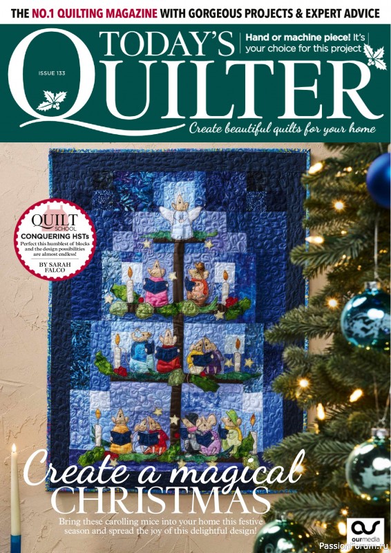 Коллекция проектов для рукодельниц в журнале «Todays Quilter №133 2025»