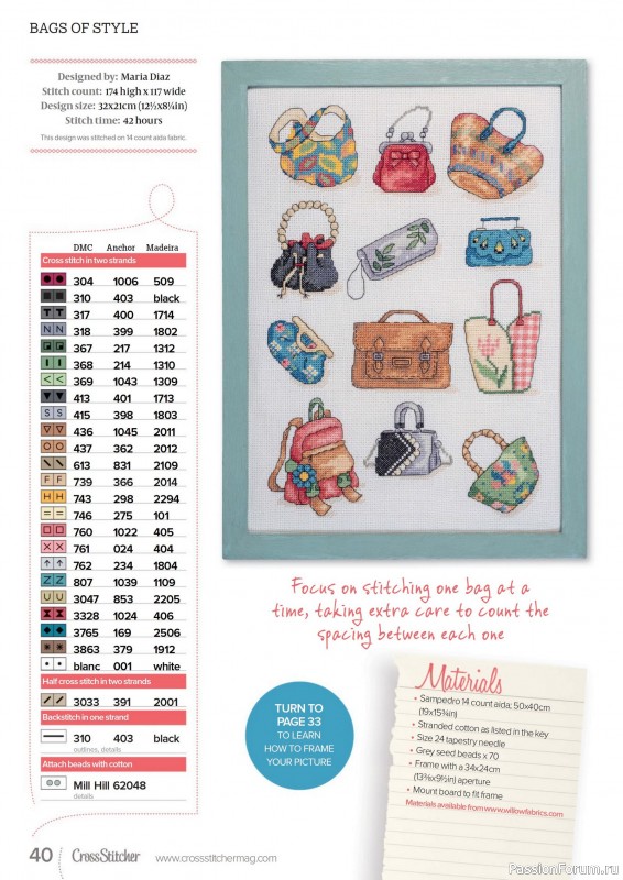 Коллекция вышивки в журнале «CrossStitcher №427 2025»