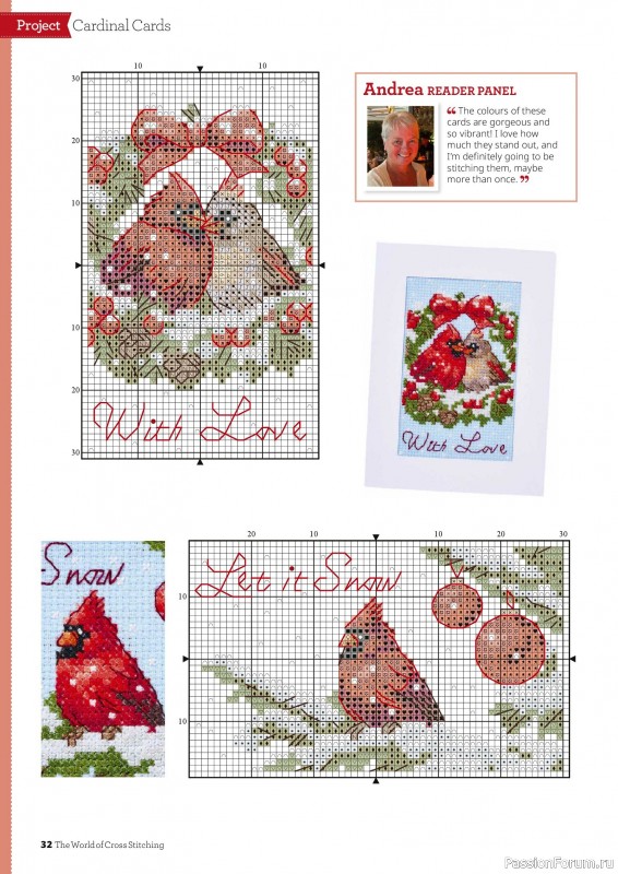 Коллекция вышивки в журнале «The World of Cross Stitching №378 2026»