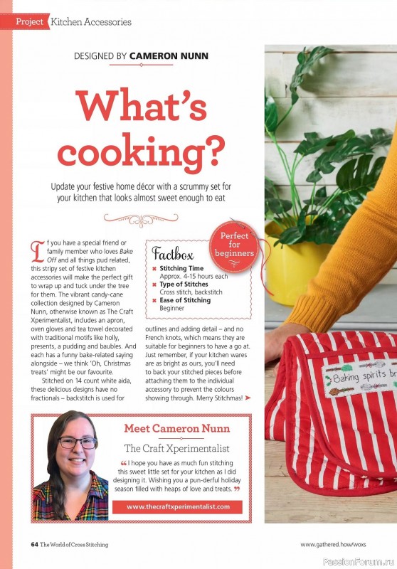 Коллекция вышивки в журнале «The World of Cross Stitching - Special 2023»