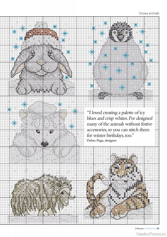 Коллекция вышивки в журнале «Ultimate Crossstitch Christmas №7 2025»