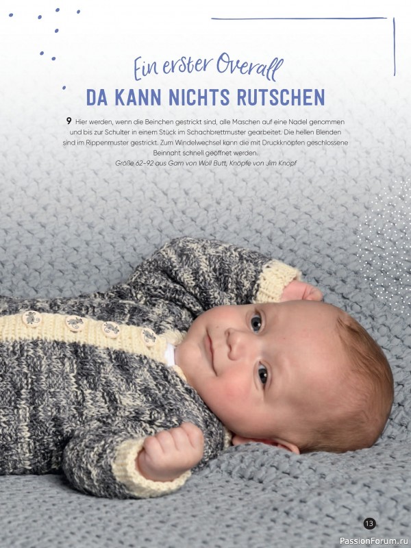 Вязаные модели для детей в журнале «Baby Maschenmode №67 2025»