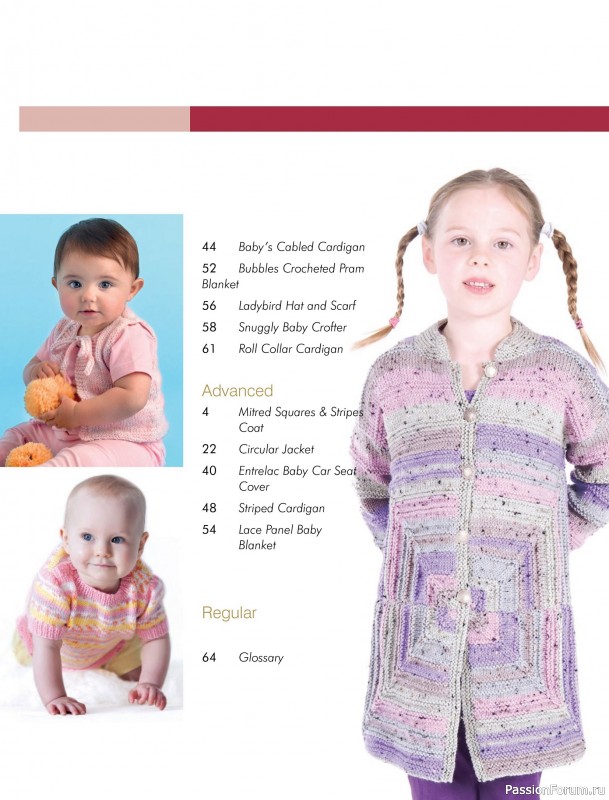 Вязаные модели для детей в журнале «Knitting Baby & Beyond №7 2025»