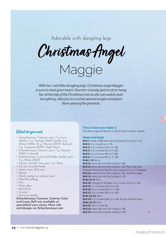 Вязаные проекты крючком в журнале «Fun Crochet Magazine №24 2025»