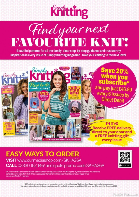 Вязаные проекты крючком в журнале &laquo;Simply Crochet №173 2026&raquo;