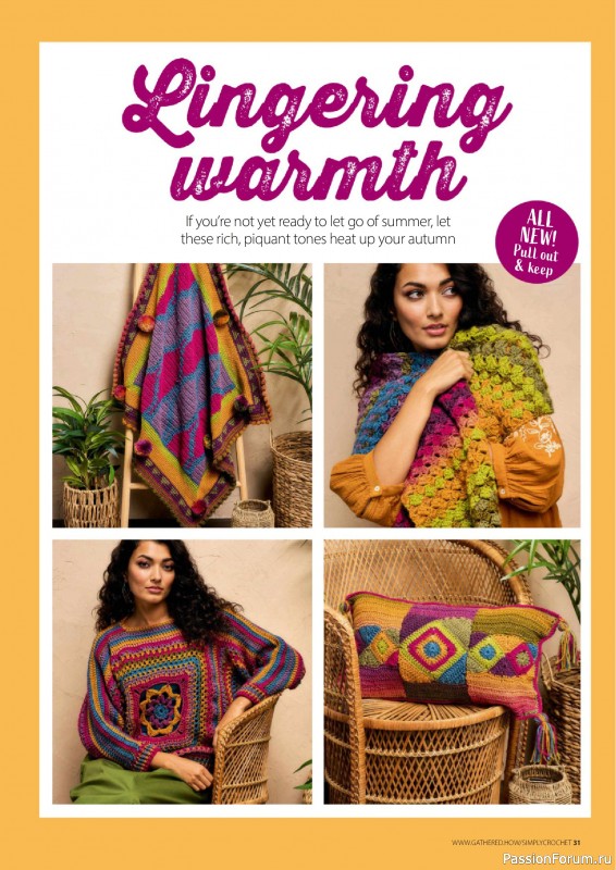 Вязаные проекты крючком в журнале «Simply Crochet №179 2026»