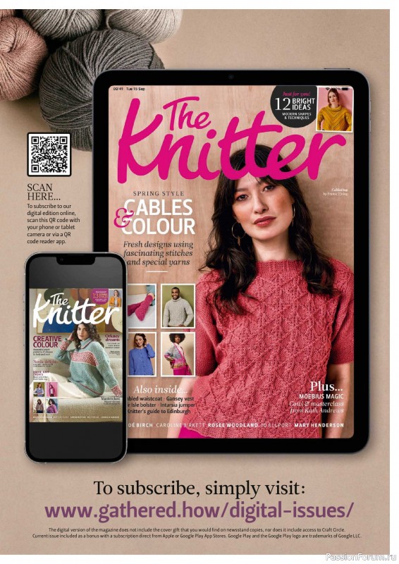 Вязаные проекты спицами в журнале «The Knitter №228 2026»