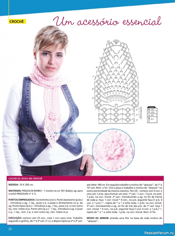 Вязаные проекты в журнале «Artesanato Simples - Cachecois Ed.67 2025»