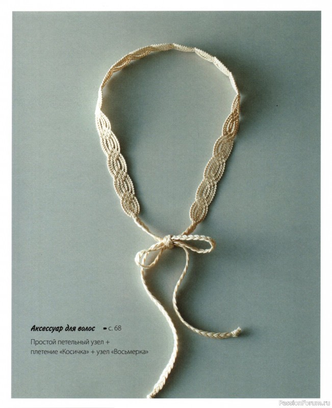 Коллекция проектов для рукодельниц в книге &laquo;Японское ажурное макраме&raquo;