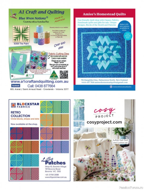 Коллекция проектов для рукодельниц в журнале &laquo;Quilters Companion №140 2026&raquo;