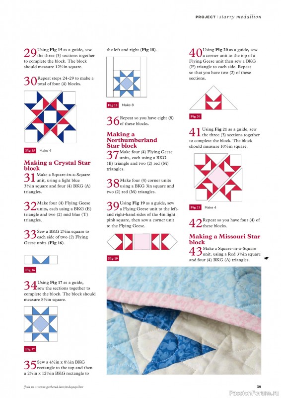 Коллекция проектов для рукодельниц в журнале «Todays Quilter №125 2025»
