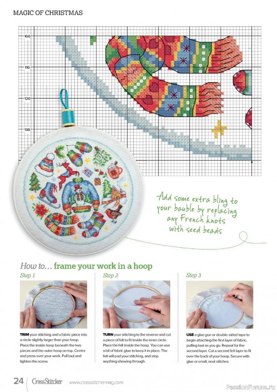 Коллекция вышивки в журнале «CrossStitcher №390 2022»