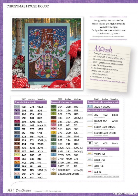 Коллекция вышивки в журнале «CrossStitcher №428 2025»