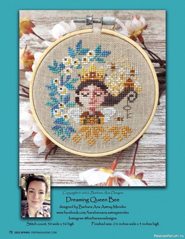 Новые техники рукоделия в журнале «Punch Needle & Primitive Stitcher-Spring 2022»