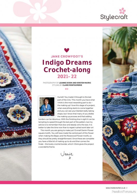 Вязаные модели крючком в журнале «Inside Crochet №145 2022»