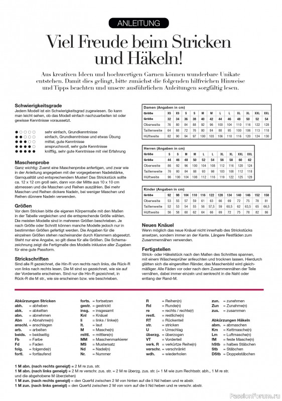 Вязаные модели в журнале «Burda Stricken №4 2025»