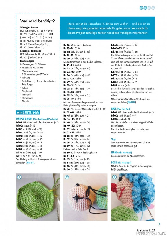 Вязаные проекты крючком в журнале «Amigurumi Magazin №28 2026»