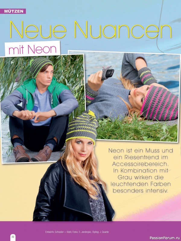 Вязаные проекты спицами в журнале «Hundert Seiten voller Ideen №4 2025»