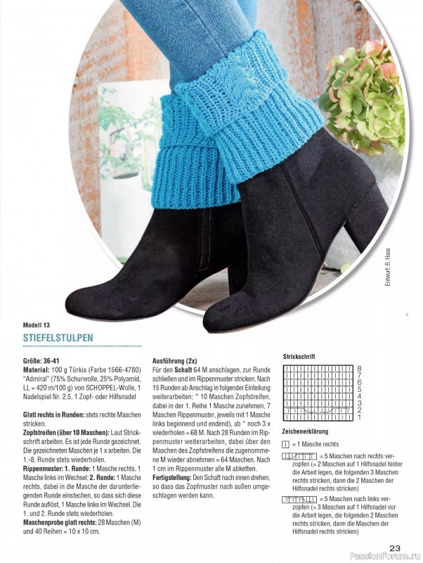 Вязаные проекты спицами в журнале «Sandra Sonderheft SA312 2025»