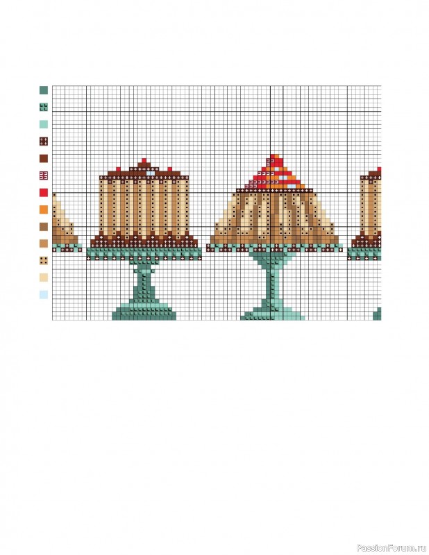 Вязаные проекты в книге &laquo;Вышиваем крестом скатерти, салфетки, рушники&raquo;. Часть 2