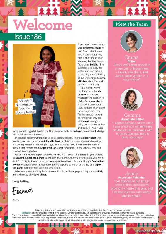 Вязаные проекты в журнале «Knit Now №186 2025»