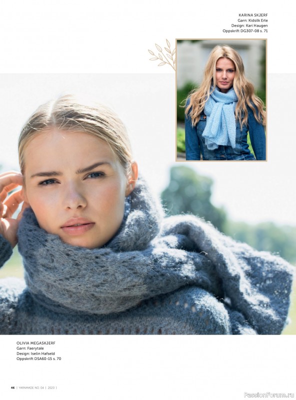Вязаные проекты в журнале &laquo;Yarnmade №4 2020 Autumn & Winter Collection&raquo;.