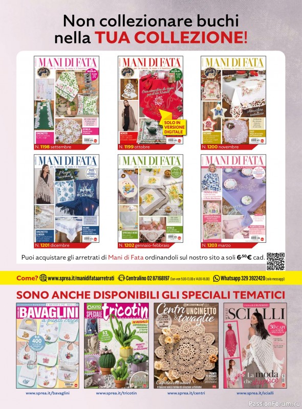 Коллекция проектов для рукодельниц в журнале &laquo;Mani di Fata - Aprile 2026&raquo;