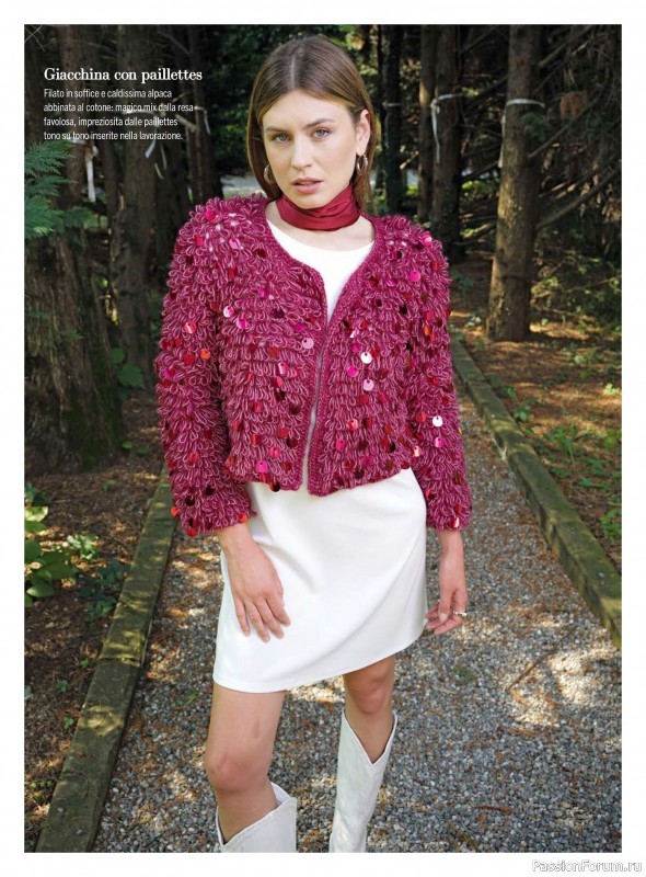 Коллекция проектов для рукодельниц в журнале «Mani di Fata Speciale №2 2025 Maglia Donna»