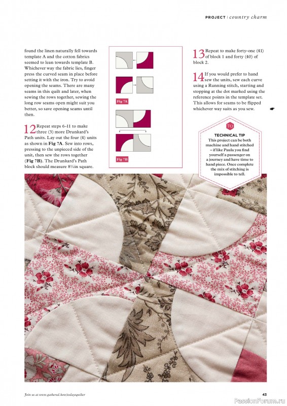 Коллекция проектов для рукодельниц в журнале «Todays Quilter №130 2025»