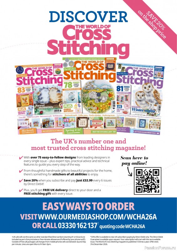 Коллекция вышивки в журнале «Cross Stitch Favourites - Christmas 2026»