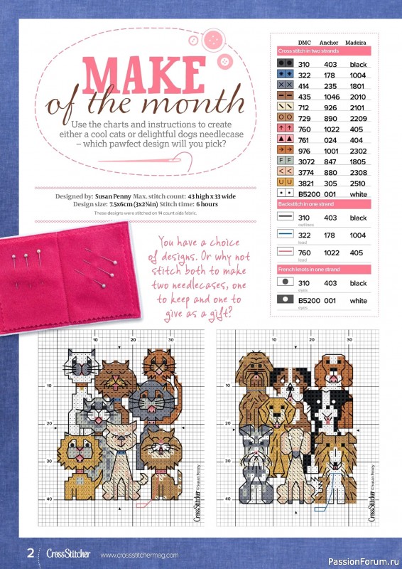Коллекция вышивки в журнале «CrossStitcher №409 2024»