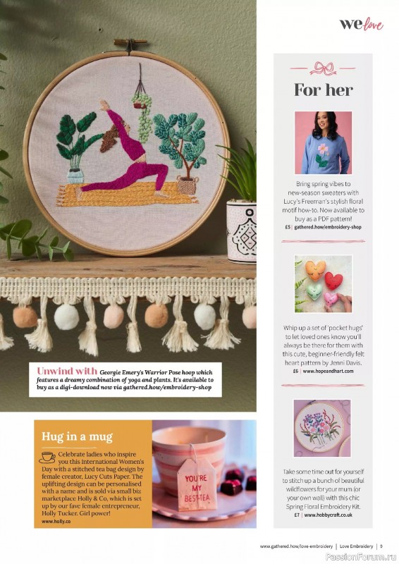 Коллекция вышивки в журнале «Love Embroidery №63 2025»