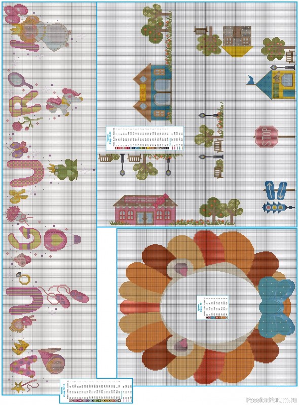 Коллекция вышивки в журнале &laquo;Profilo Punto Croce Bebe №1 2026&raquo;