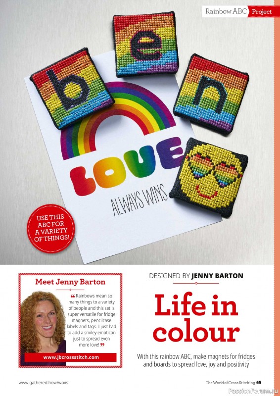 Коллекция вышивки в журнале &laquo;The World of Cross Stitching №372 2026&raquo;