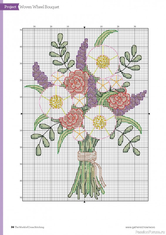 Коллекция вышивки в журнале «The World of Cross Stitching №373 2026»