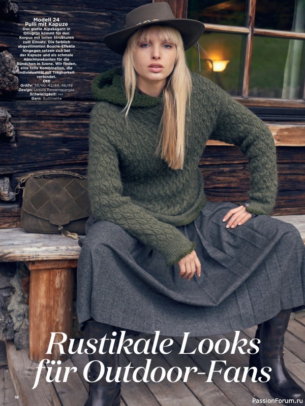 Вязаные модели в журнале «Maschentrends №3 2025»