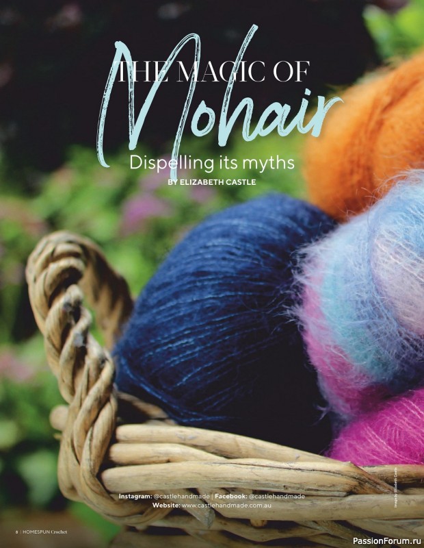 Вязаные проекты крючком в журнале «Homespun Crochet №3 2022»