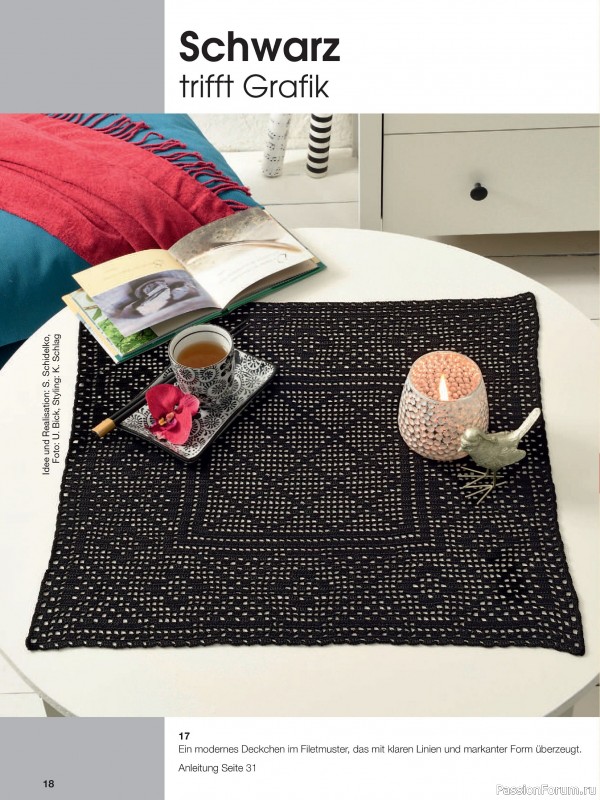 Вязаные проекты спицами в журнале «Hakeln Kreativ №1 2026»