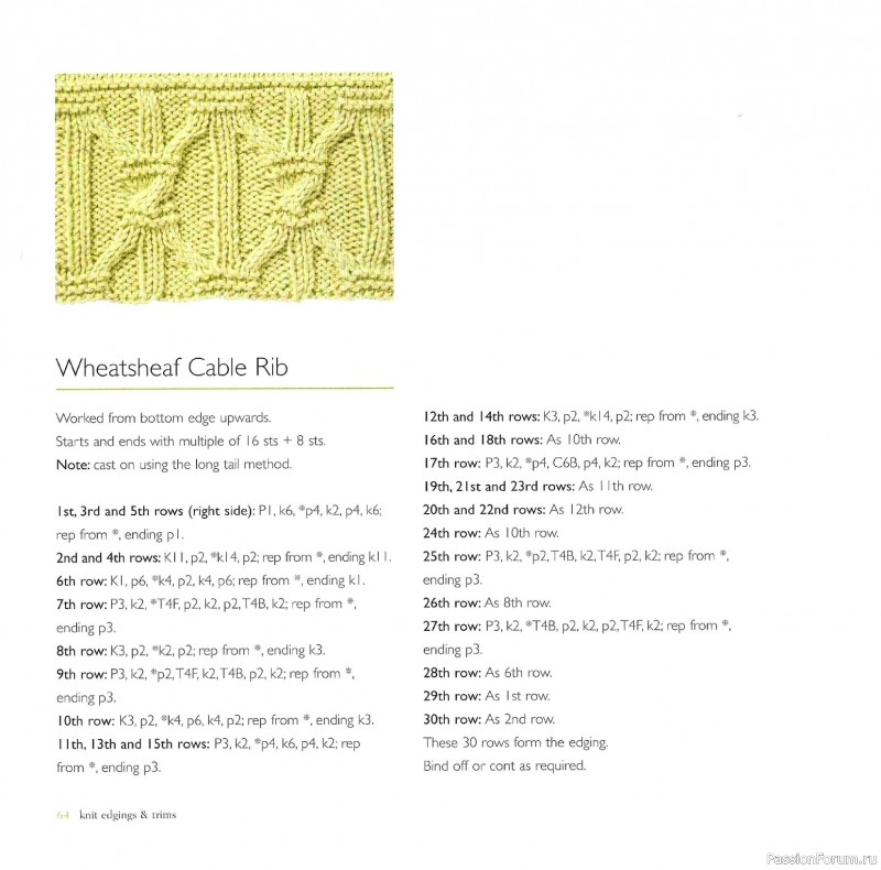 Вязаные проекты в книге &laquo;Knit Edgings & Trims 150 Stitches&raquo;.