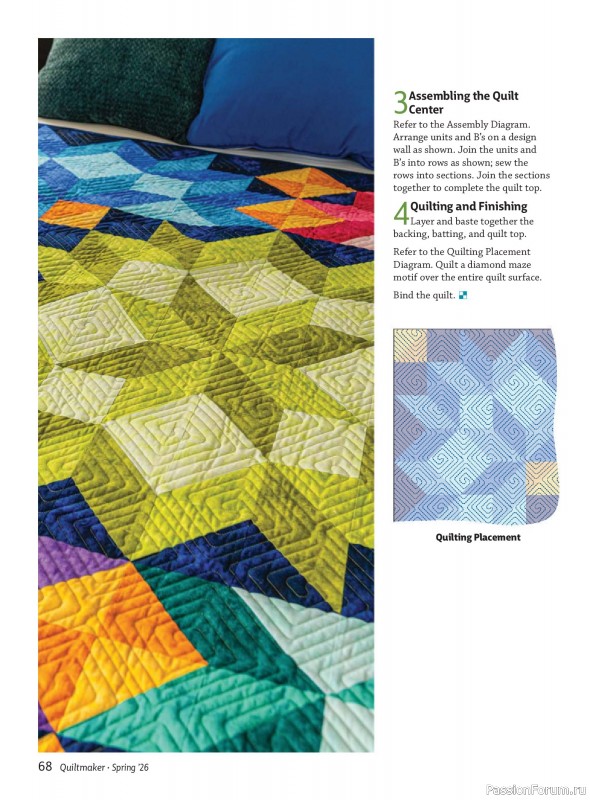 Коллекция проектов для рукодельниц в журнале «Quiltmaker №224 2026»
