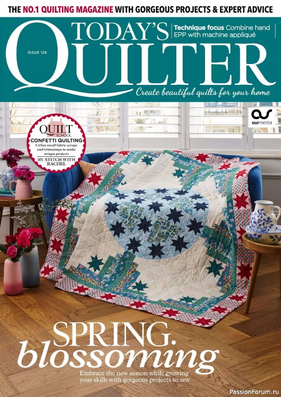Коллекция проектов для рукодельниц в журнале «Todays Quilter №126 2025»