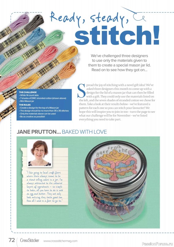 Коллекция вышивки в журнале «CrossStitcher №413 2024»