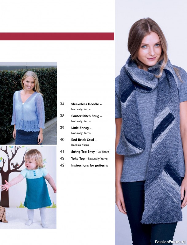 Вязаные модели спицами в журнале «Australian Knitting – Vol.16 №3 2024»