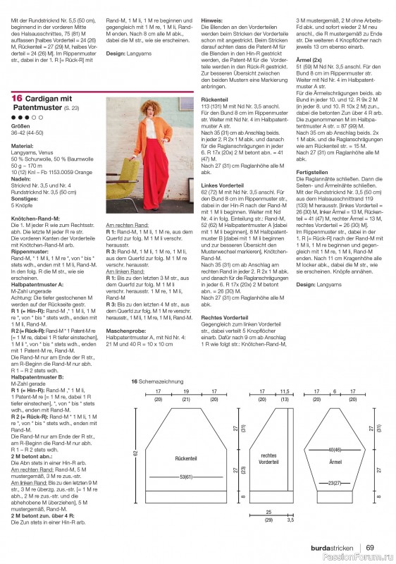 Вязаные модели в журнале «Burda Stricken №4 2025»