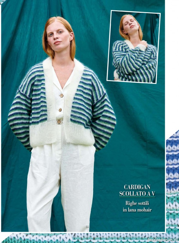 Вязаные модели в журнале «Piu Maglia №55 2026»